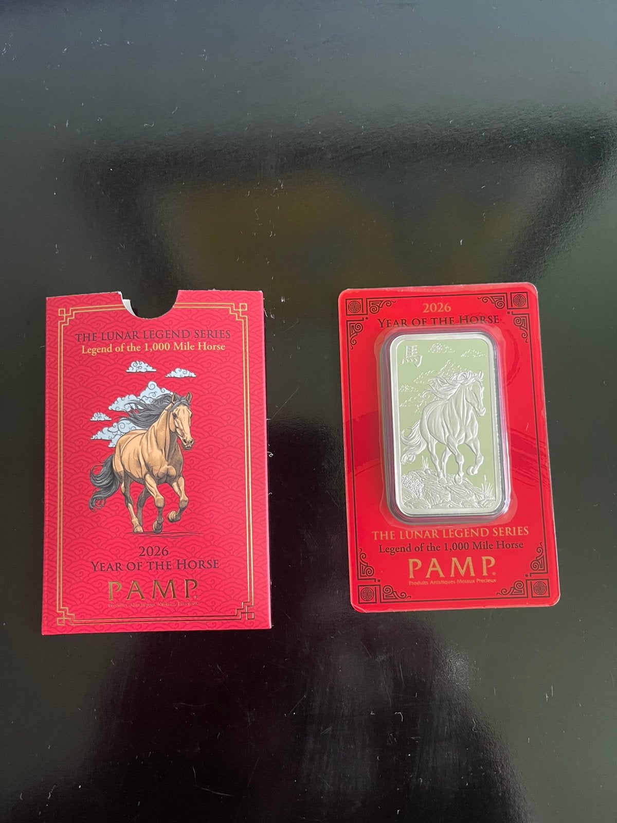 Pamp Lunar Series Year of the horse 2026 zilveren baar 1oz, Ophalen of Verzenden, Zilver