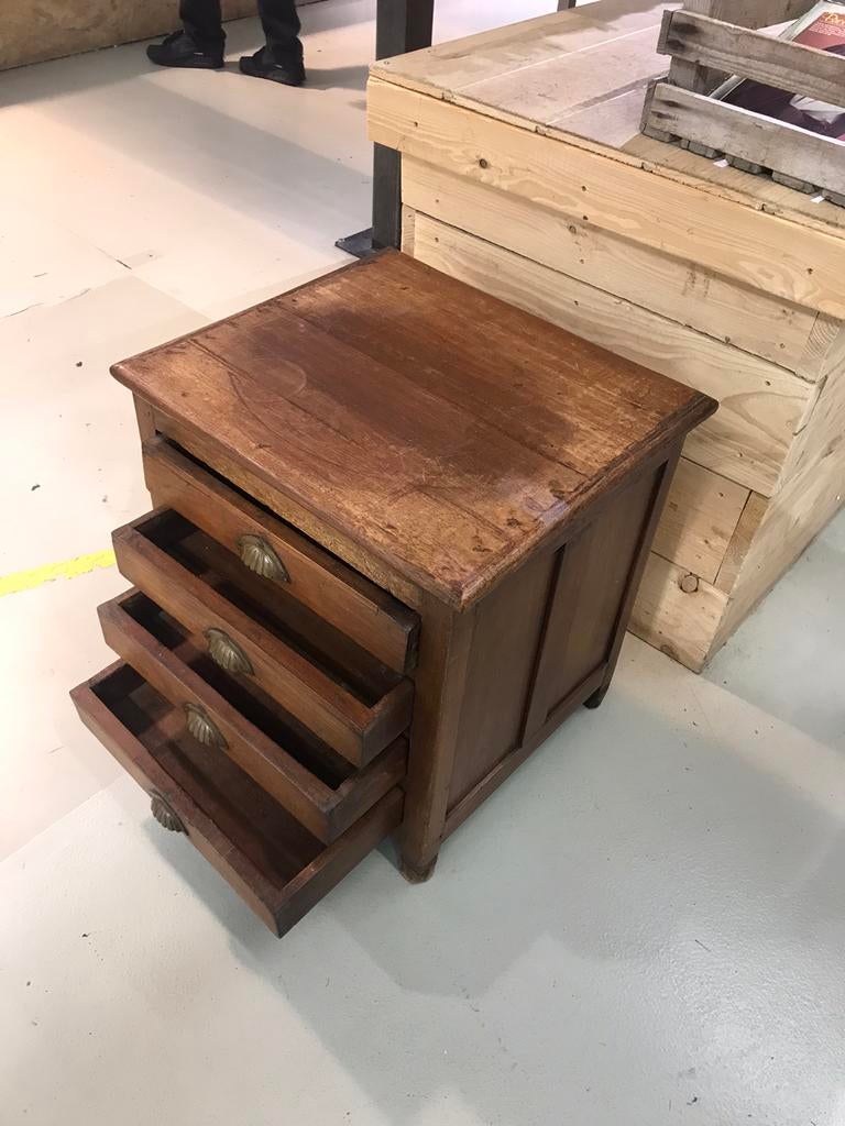 Duits apothekerskastje ladekast vintage 1920s, Huis en Inrichting, Kasten | Ladekasten, Ophalen, B, 50 tot 100 cm, 25 tot 50 cm