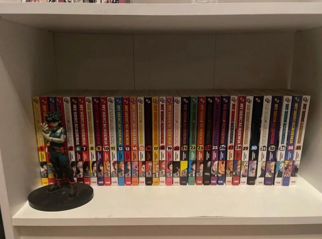 My hero academia manga 1-35+ box set+ deku figure, Boeken, Strips | Comics, Eén comic, Ophalen of Verzenden, Zo goed als nieuw