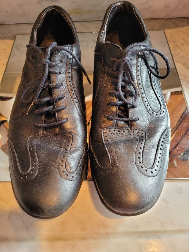 Gabor blauwe lederen veterschoen 9,5, Kleding | Heren, Blauw, Gabor, Ophalen of Verzenden, Sneakers of Gympen