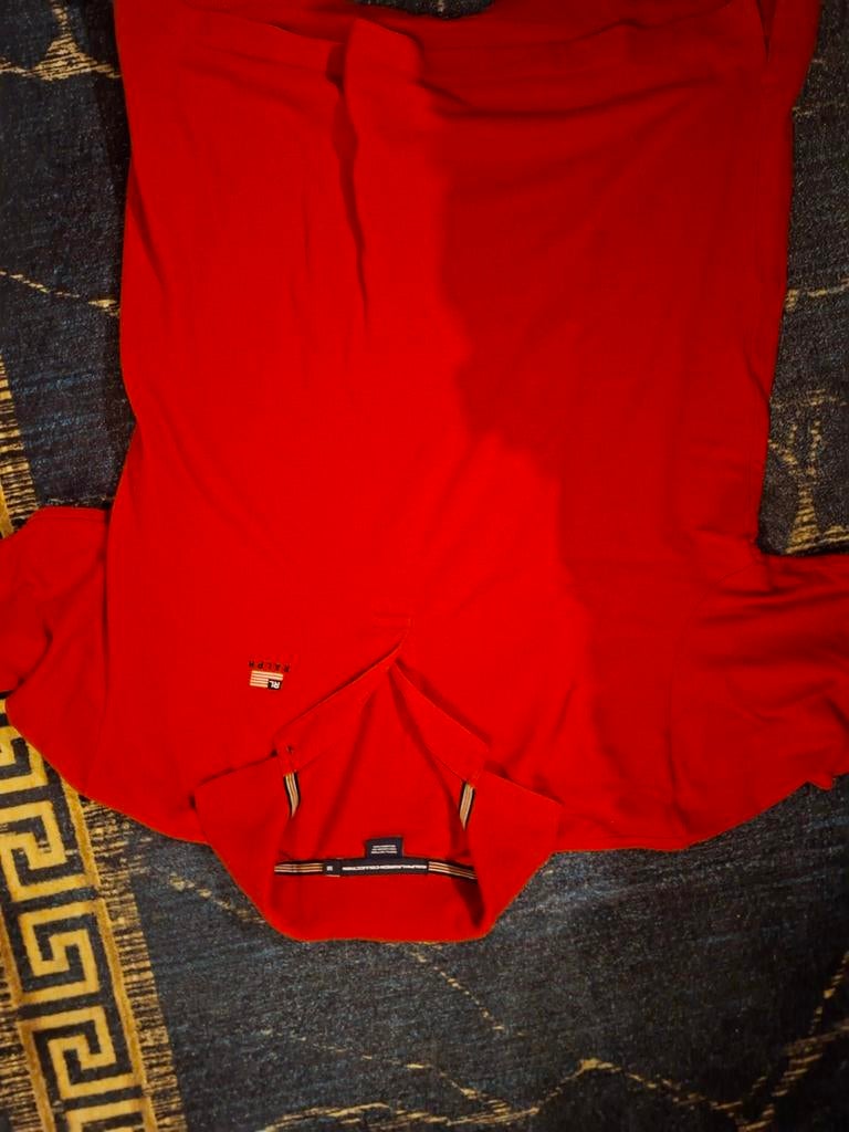 Rood heren poloshirt, Kleding | Heren, T-shirts, Maat 52/54 (L), Verzenden, Ralph Lauren, Zo goed als nieuw