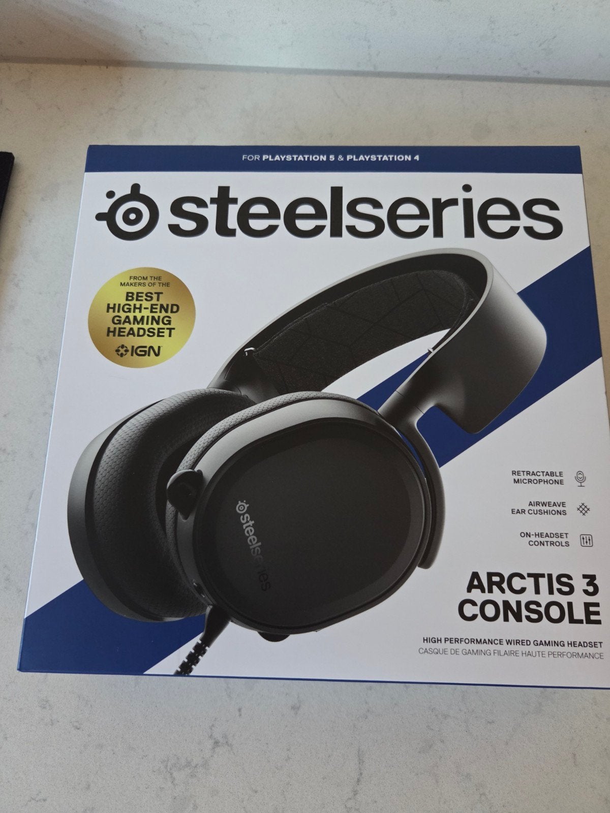 Steelseries - Nieuw in doos - Arctis 3 console PS4 / PS5, Computers en Software, Headsets, Ophalen of Verzenden, Nieuw