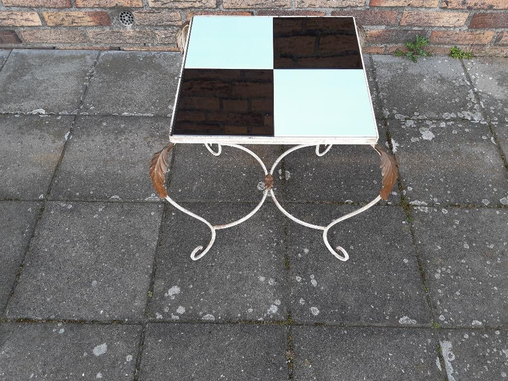 retro brocante bijzettafeltje, Ophalen of Verzenden