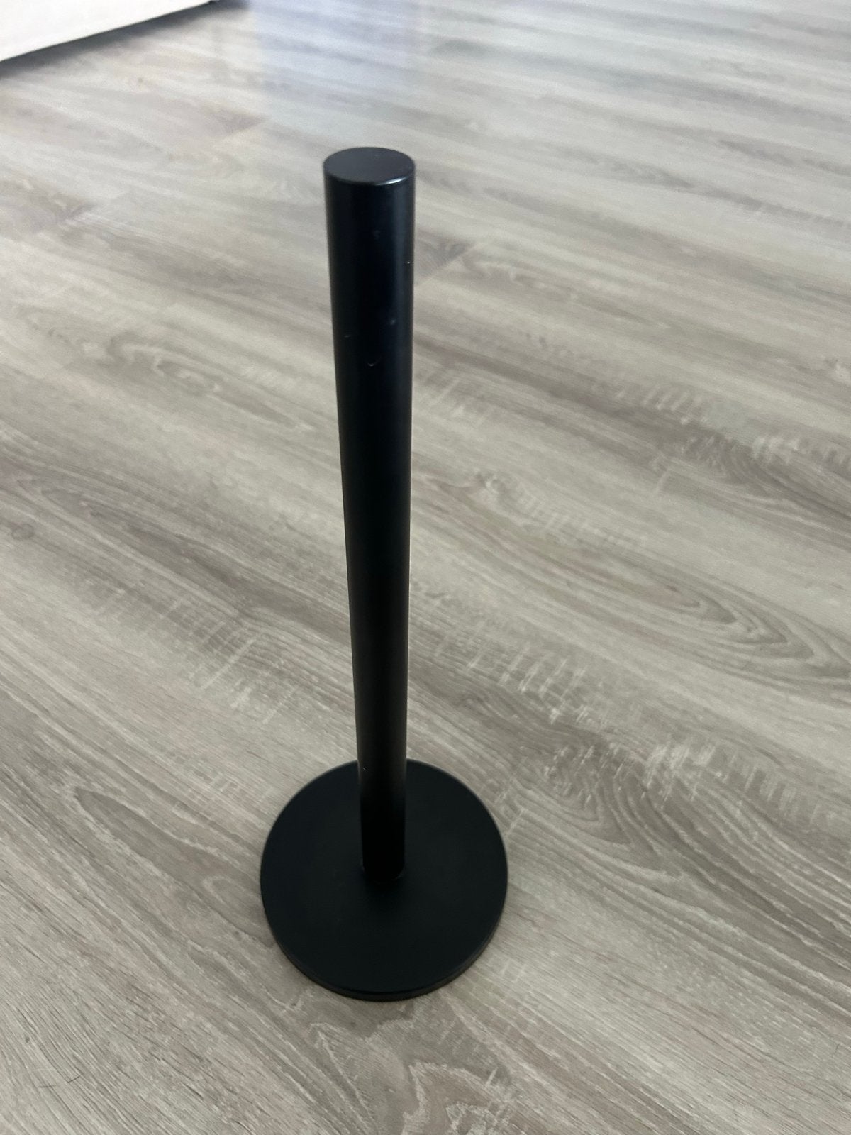 Zwarte metalen keukenrolhouder, Ophalen, Zwart, Nieuw, Metaal