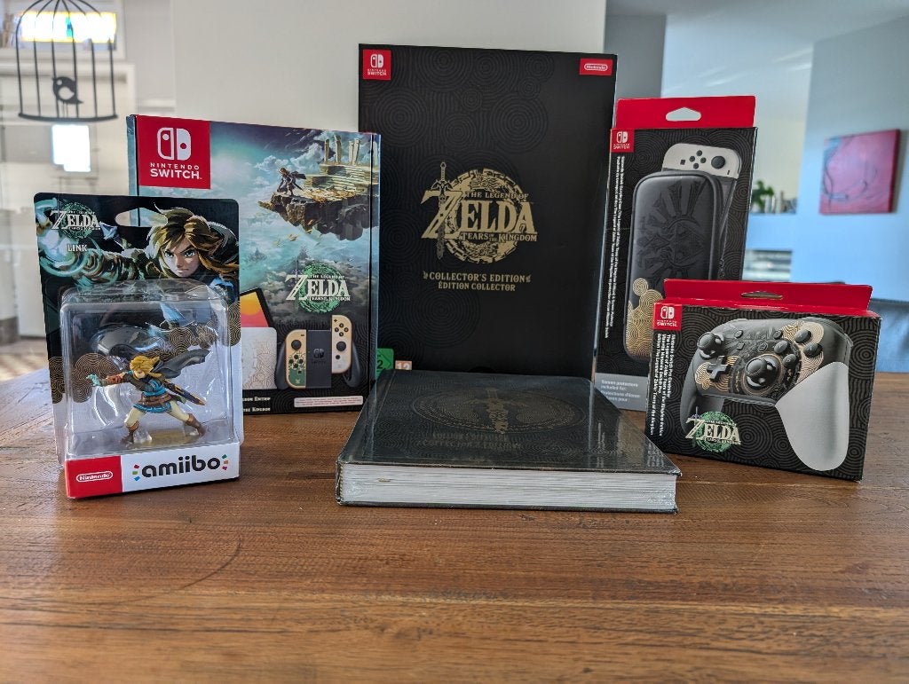 Zelda - Tears of the Kingdom Collector's Edition, Switch OLED, Met games, Nieuw, Ophalen of Verzenden