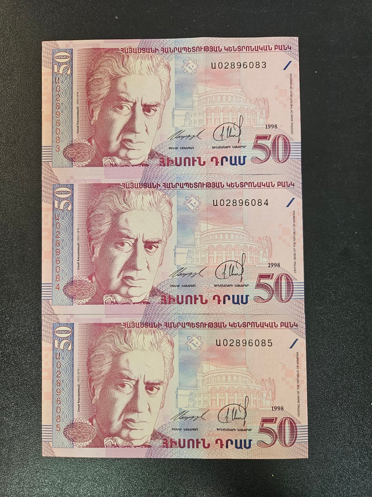Armenië pick 41 1998 UNC, Ophalen of Verzenden, Centraal-Azië, Los biljet