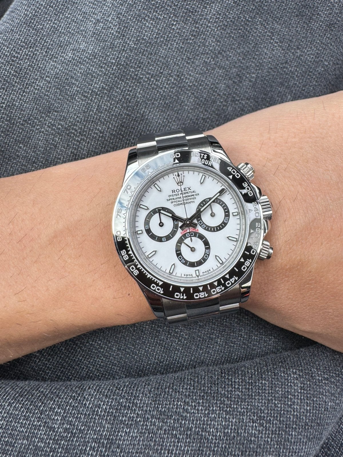 Rolex Daytona Panda 2026 Clean Super C, Ophalen of Verzenden, Nieuw, Staal, Rolex