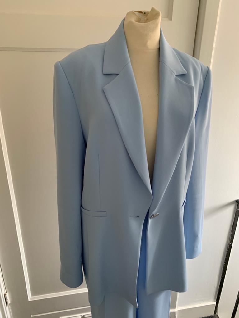 Label dot pak 38/40 lichtblauw, Kleding | Dames, Ophalen of Verzenden, Zo goed als nieuw, Maat 38/40 (M), Blauw