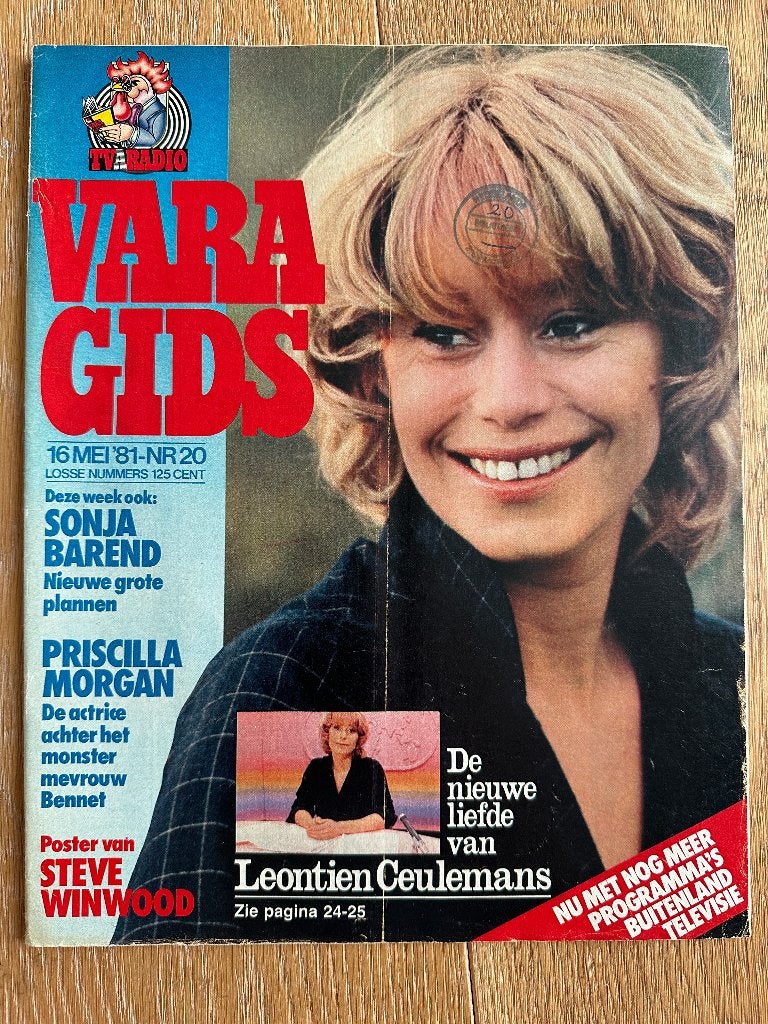 VARA Gids 16 mei 1981, Leontien Ceulemans, Steve Winwood, Ophalen of Verzenden, Gelezen, Muziek, Film of Tv