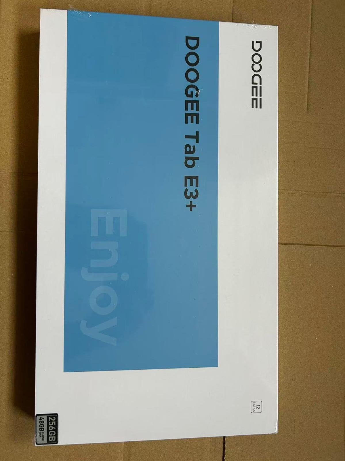 Doogee Tab E3+ - 12 inch Android 15 Tablet - 4G LTE - Zwart, Ophalen, 12 inch, Wi-Fi en Mobiel internet, 256 GB
