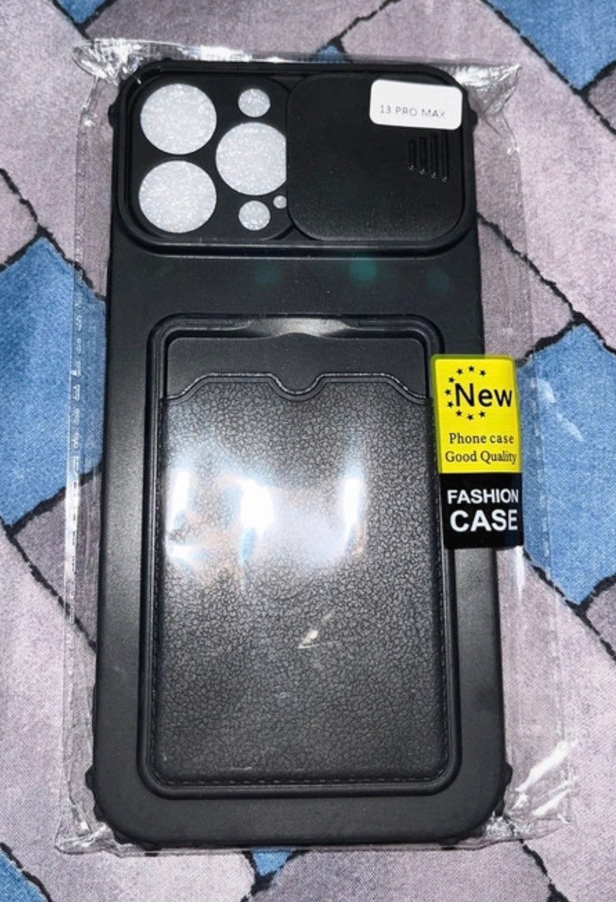 Telefoonhoesje iPhone 13 Pro - 2 stuks, Pasjeshouder, Zwart, IPhone 13 Pro, Verzenden