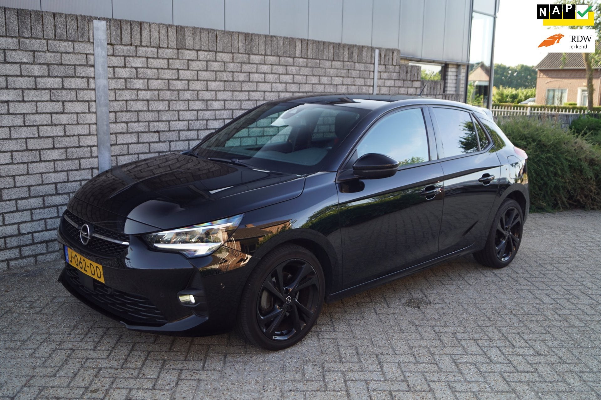 Opel Corsa 1.2 GS Line Half Leder Sportst Navi Camera Clima, Gebruikt, 1133 kg, Leder en Stof, Origineel Nederlands