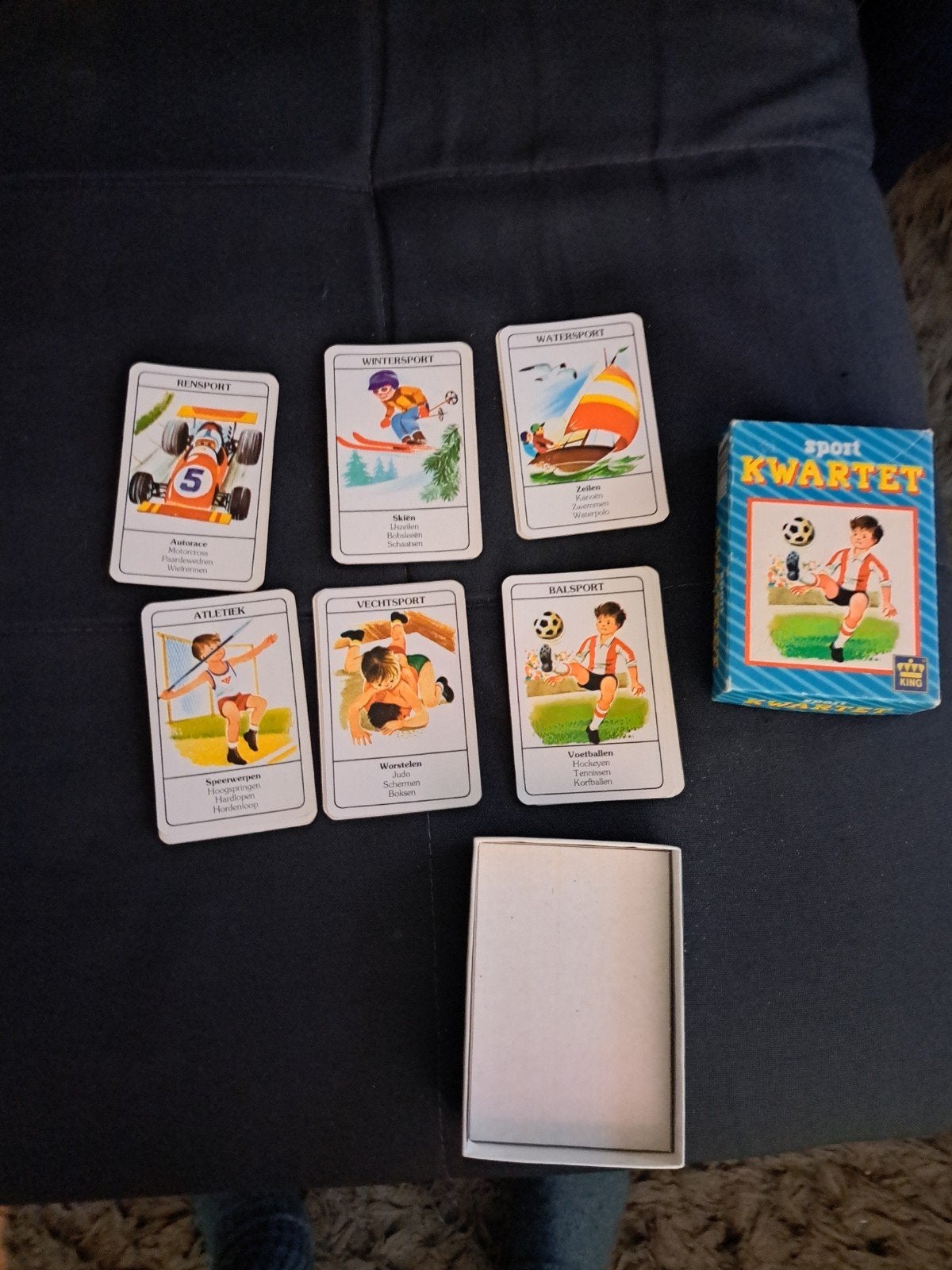 Sport kwartet, Verzamelen, Ophalen of Verzenden, Zo goed als nieuw, Speelkaart(en)