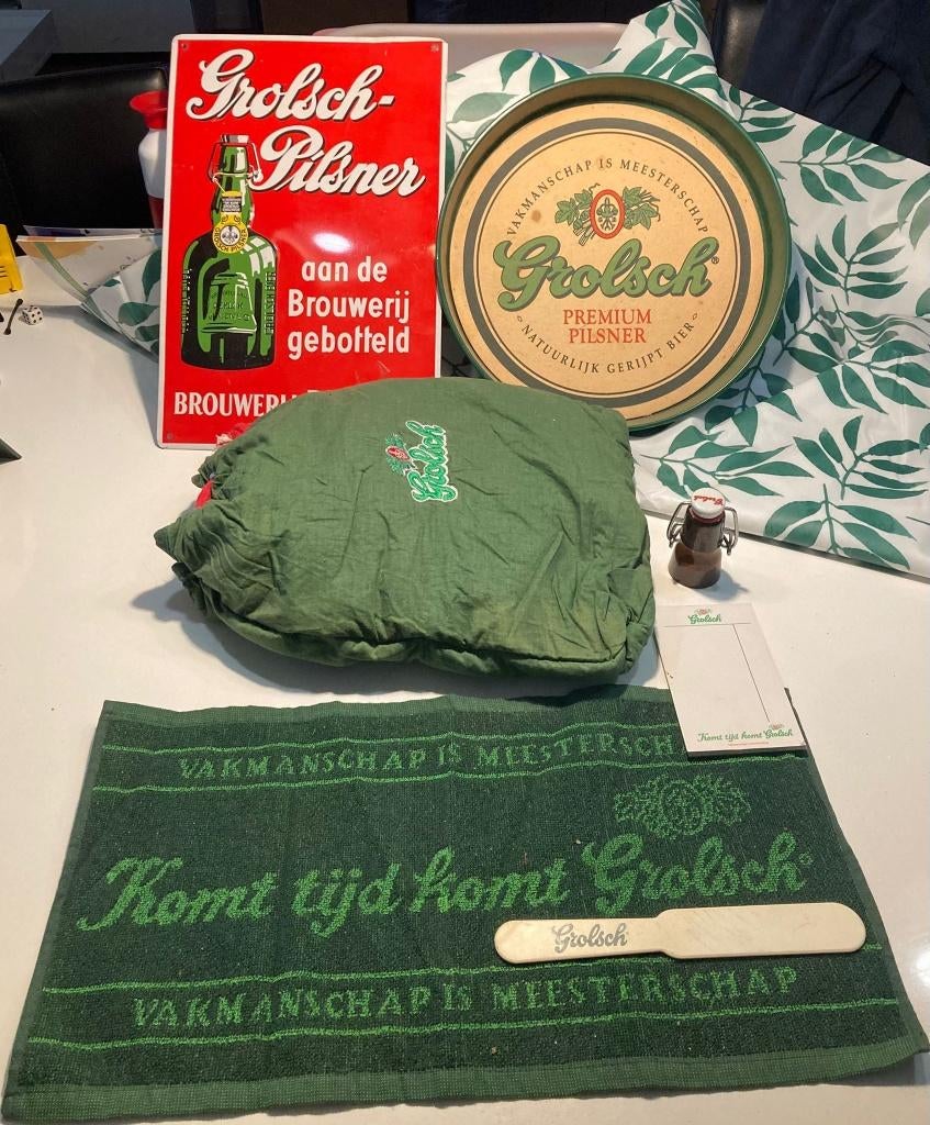Verzameling Grolsch glazen / spullen, Ophalen, Zo goed als nieuw, Glas of Glazen, Grolsch