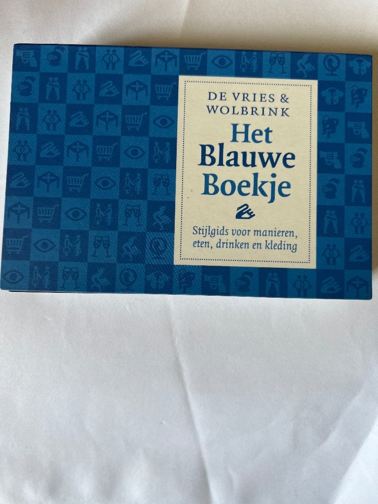 de vries / Wolbrink Het Blauwe Boekje Dwarsligger 96, Ophalen of Verzenden, Zo goed als nieuw, De Vries / Wolbrink, Overige typen