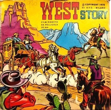 Vintage Super 8 Film West Story (1970) – AVO Film Milano, Ophalen of Verzenden, 8mm film