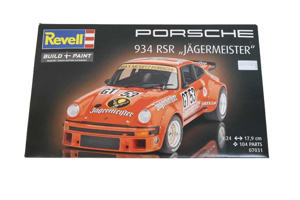 Revell: Porsche 934 RSR "Jägermeister in 1:24, Auto, Revell, Groter dan 1:32, Nieuw