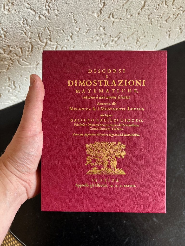Galileo Galilei - Discorsi e deiminstrazioni metematiche, Antiek en Kunst, Antiek | Boeken en Bijbels, Ophalen of Verzenden, Galileo Galilei