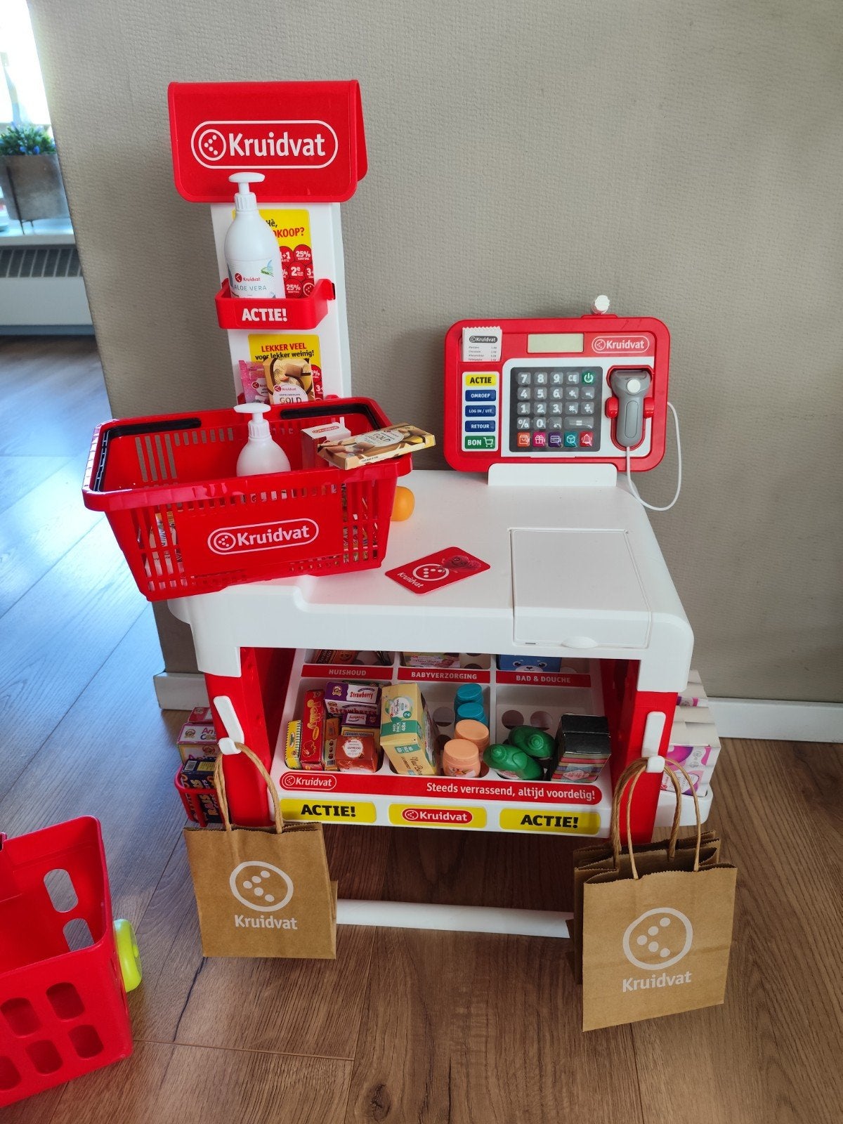Koopje! Kruidvat speelgoedwinkel met vele extra's, Kinderen en Baby's, Speelgoed | Overig, Ophalen, Zo goed als nieuw, Jongen of Meisje