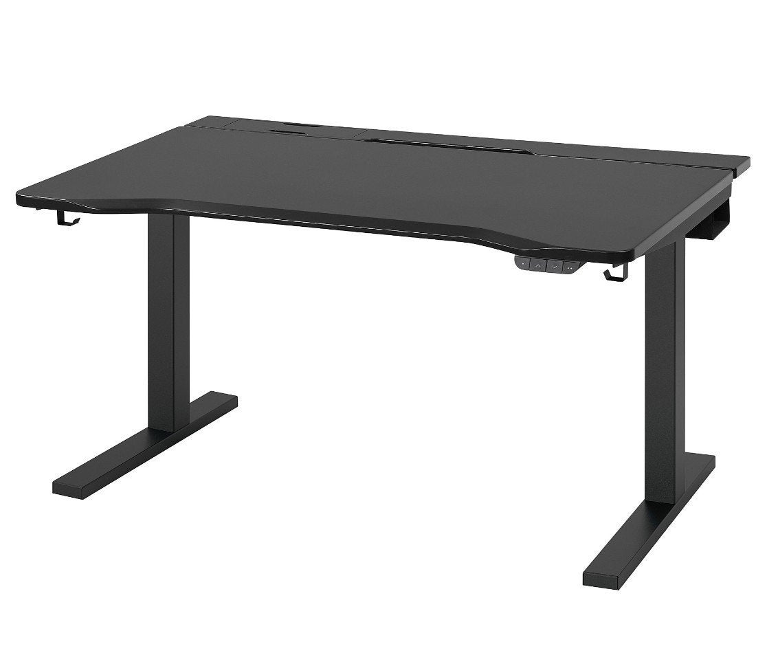 IKEA Utmaning - Zwart Gamingbureau - Elektrisch in hoogte ve, Ophalen, Zwart, Gebruikt, 120 cm