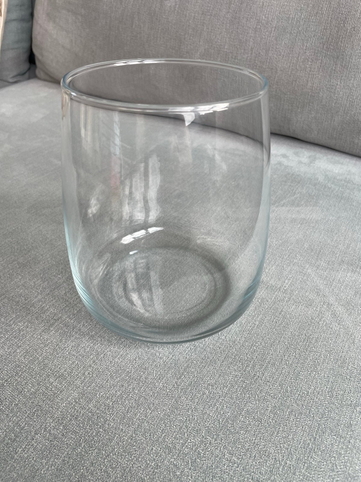 Kleine bolvaas in perfecte staat, Huis en Inrichting, Ophalen of Verzenden, Zo goed als nieuw, Transparant, Glas