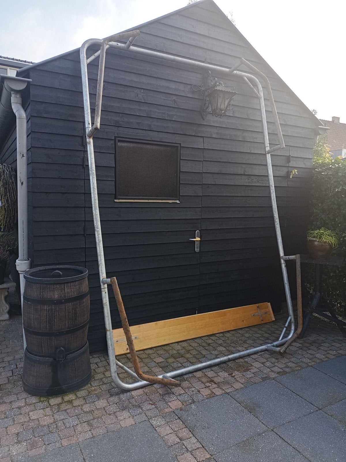 Salta Trampoline Premium Ground 305 x 214 cm - Zwart, Ophalen of Verzenden