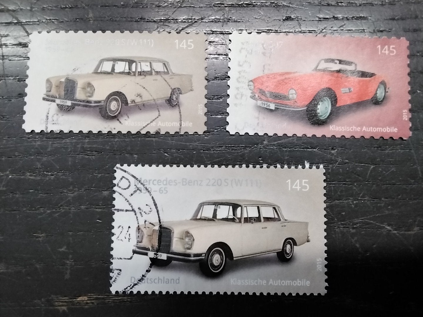 2662 Duitsland 2015 setje auto's, Postzegels en Munten, Ophalen of Verzenden, 1990 tot heden, Gestempeld