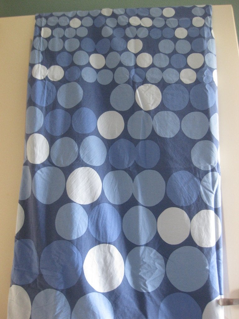 Eenpersoons dekbedovertrek 140x200 cm, nette staat, IKEA, Gebruikt, Eenpersoons, Blauw, Dekbedovertrek
