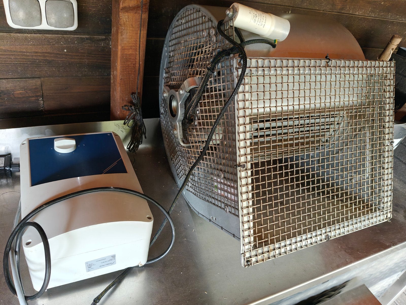 Industriële ventilator met regelaar, Ophalen, Gebruikt, Overige