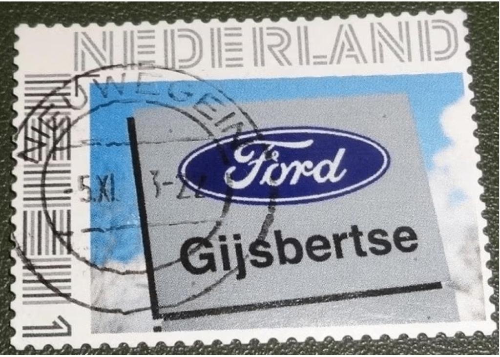 Ford - Gijsbertse - Persoonlijk, Verzenden, Na 1940, Gestempeld