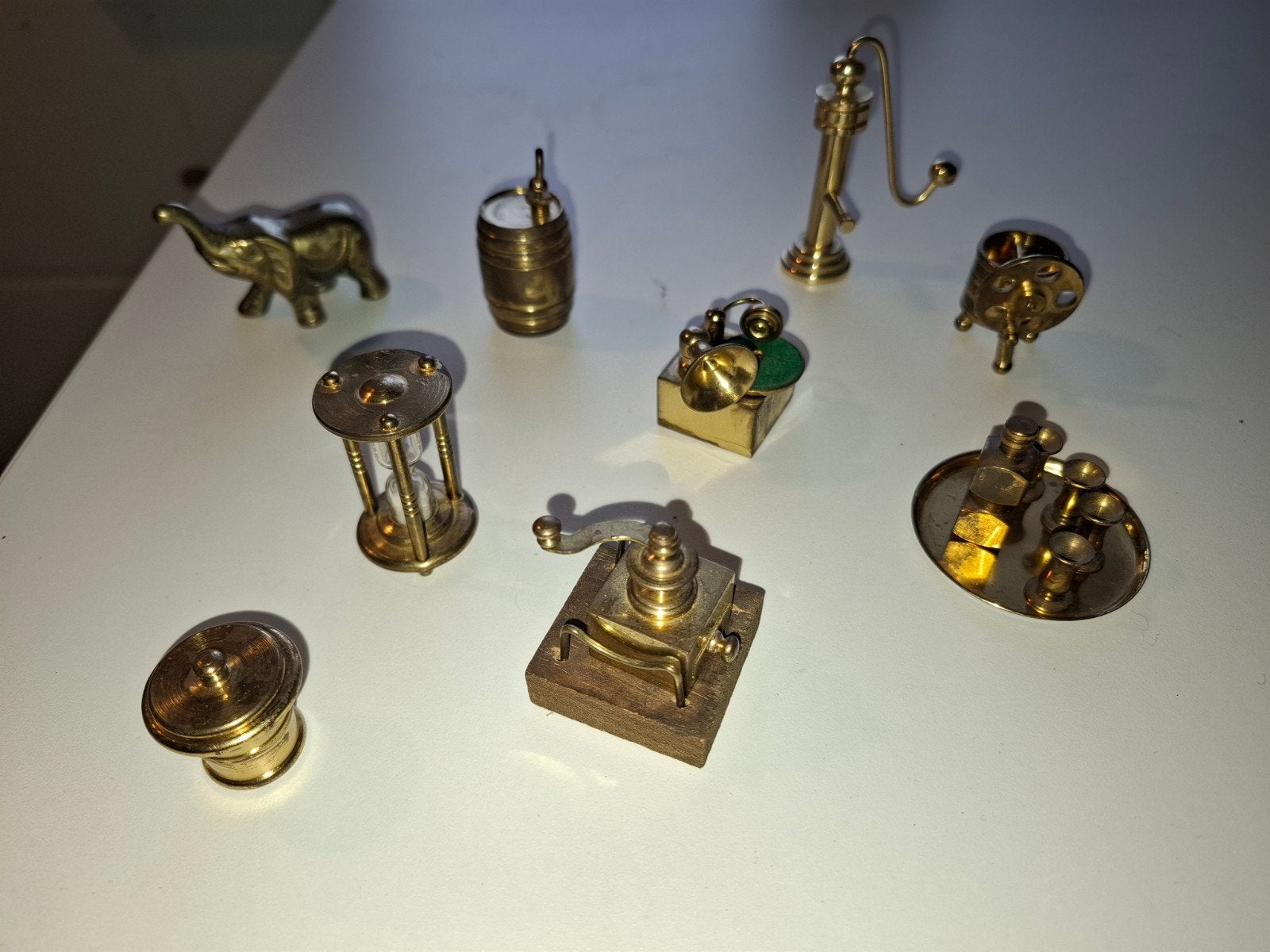 Miniatuur verzameling koperen items, Antiek en Kunst, Ophalen of Verzenden, Koper