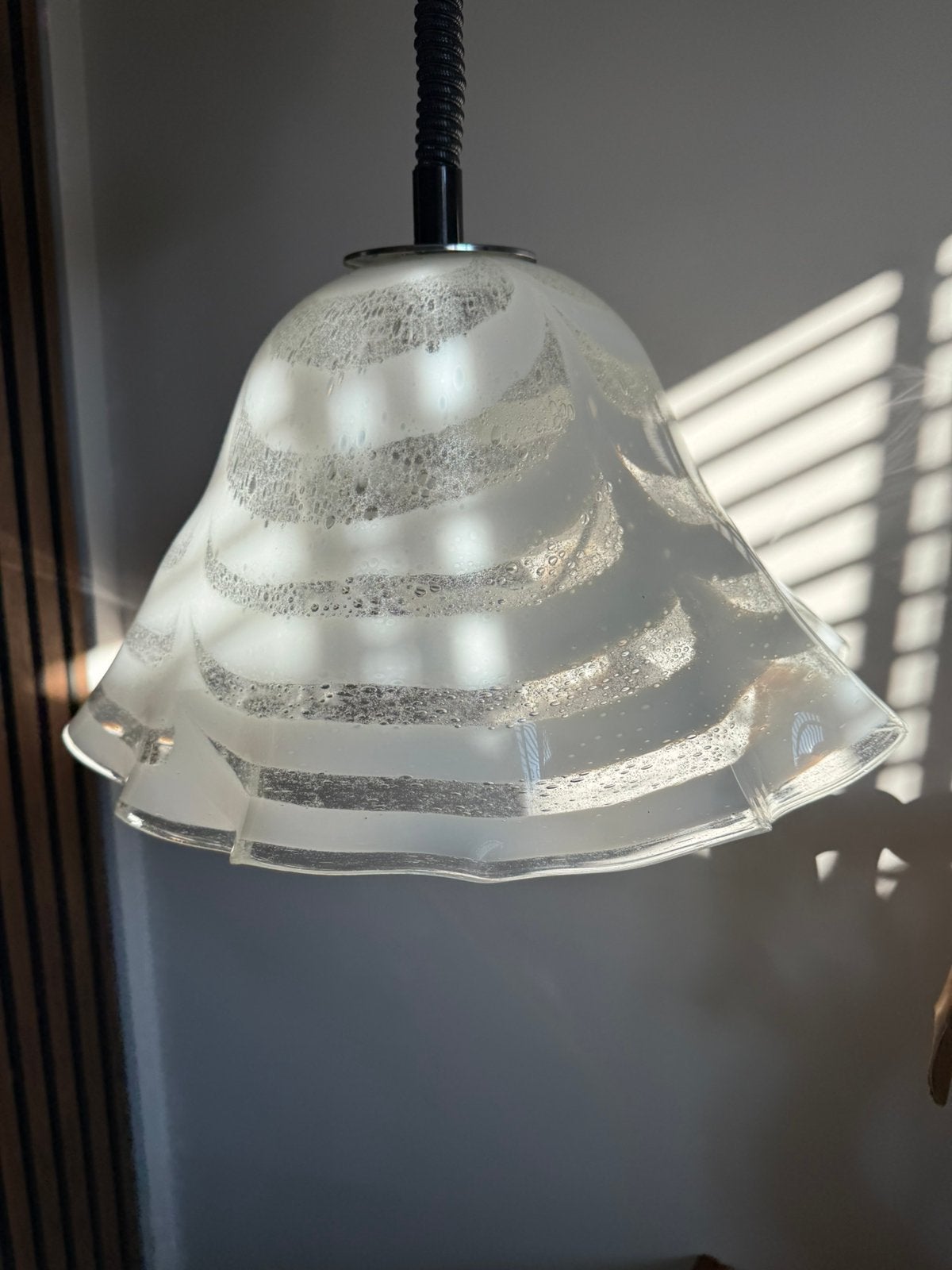 Vintage Italiaanse design (hang)lamp - Murano glas, Ophalen, Vintage / MidCentury, Q, Q