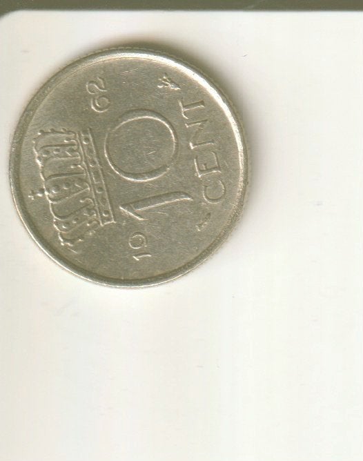 10 cent 1962 nederland, Postzegels en Munten, Munten | Nederland, Verzenden, Koningin Juliana, 10 cent