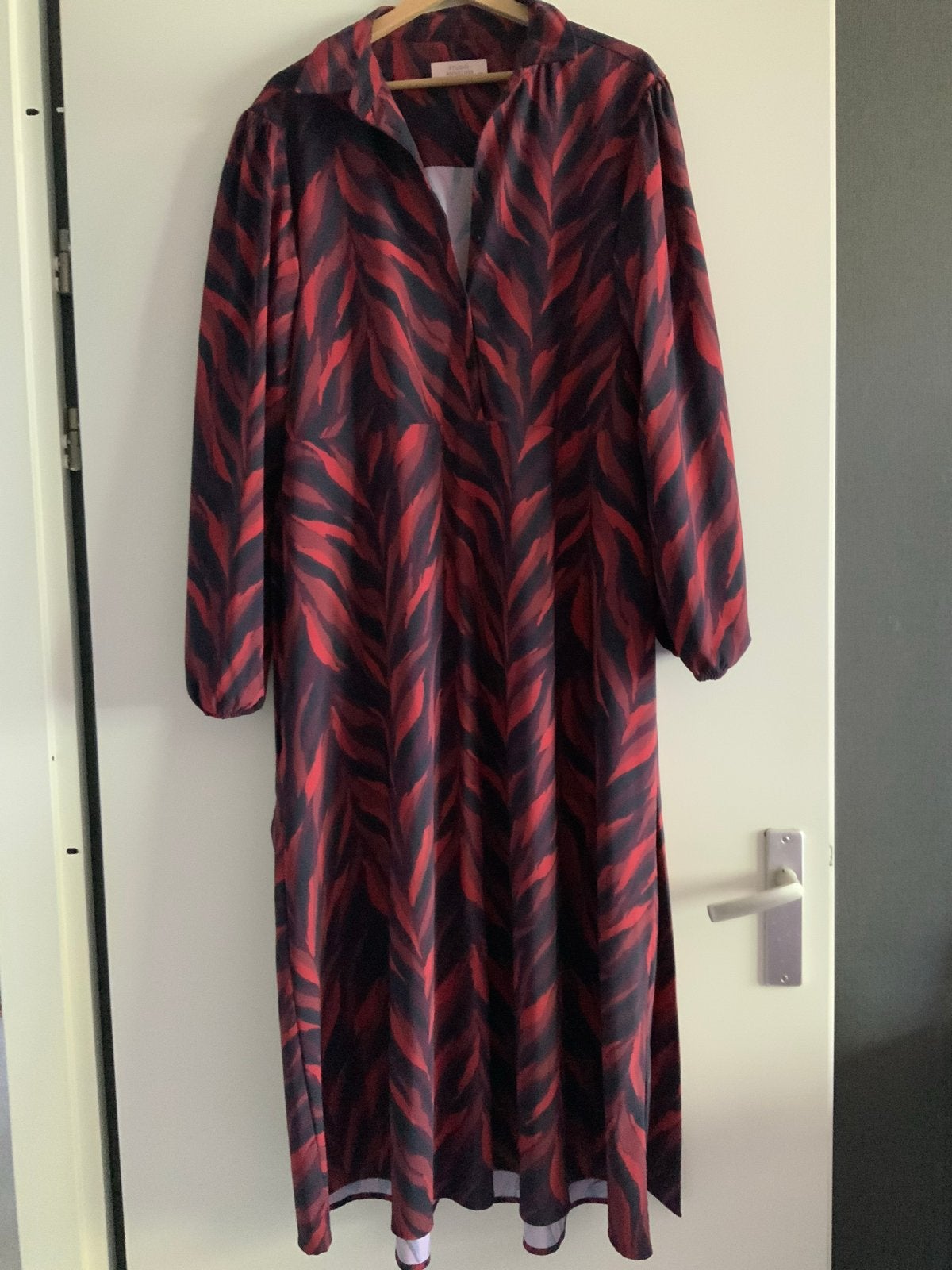 Studio Anneloes Jurk XXL - Rood/Zwart Zebraprint, Kleding | Dames, Maat 46/48 (XL) of groter, Ophalen of Verzenden, Zo goed als nieuw