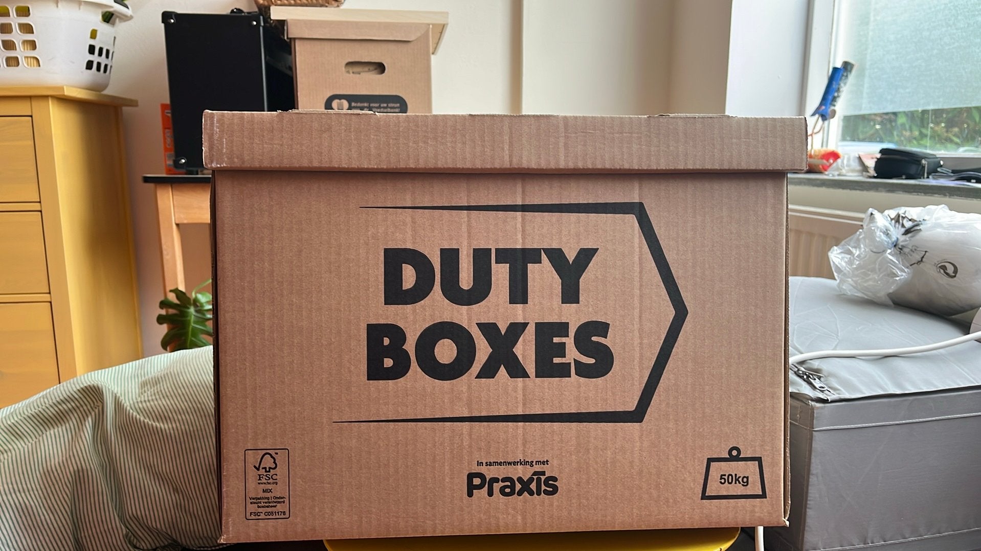 15 Praxis Duty Boxes verhuisdozen - 50kg draagkracht, Ophalen, Doos, 40 tot 60 cm, 50 tot 75 cm