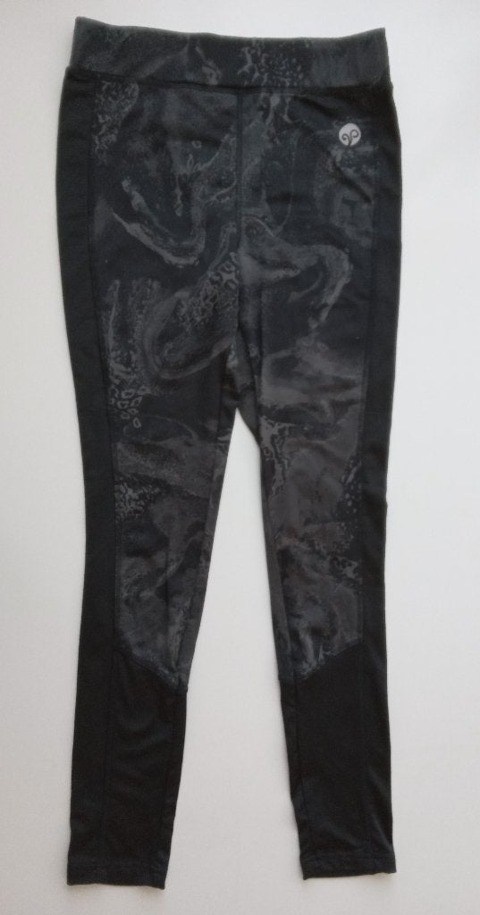 Leontien zwart en grijze print sportbroek, maat M, Leontien, Nieuw, Fitness of Aerobics, Stichting Angel's Choice