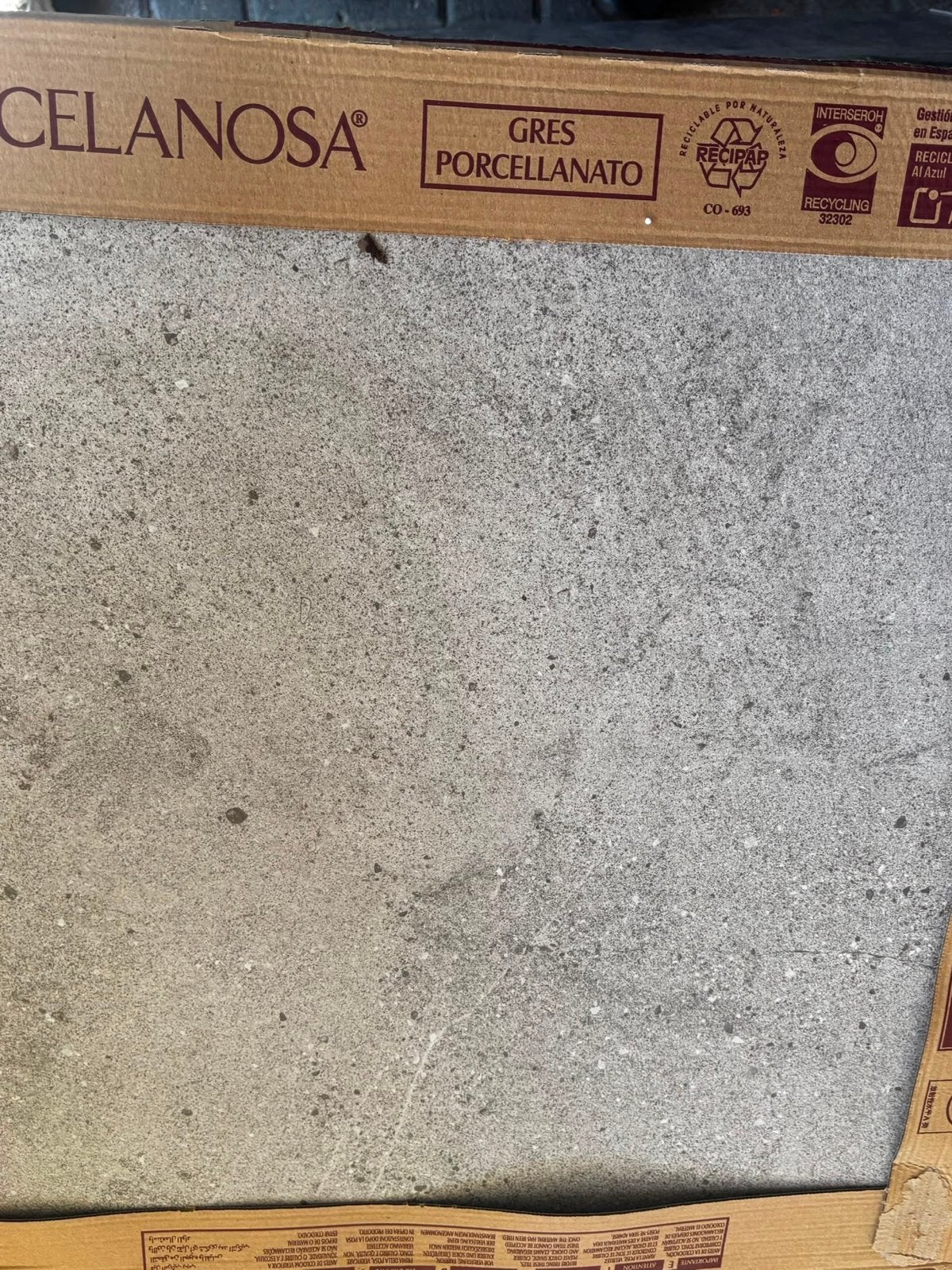 7,2 m2 Porcelanosa Durango Acero Gres vloertegels, Ophalen, 60 cm of meer, 40 tot 60 cm, Keramiek