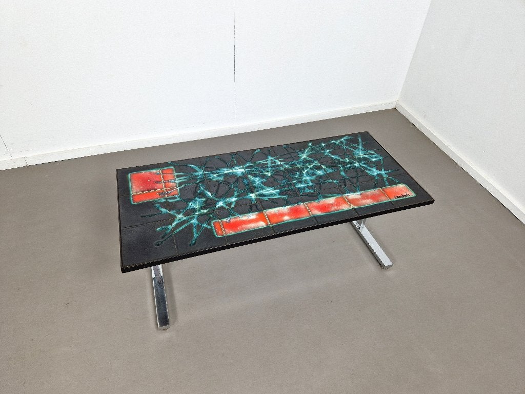 J. Belarti | Keramiek Tegeltafel 1970s, Ophalen, Gebruikt, 100 tot 150 cm, -