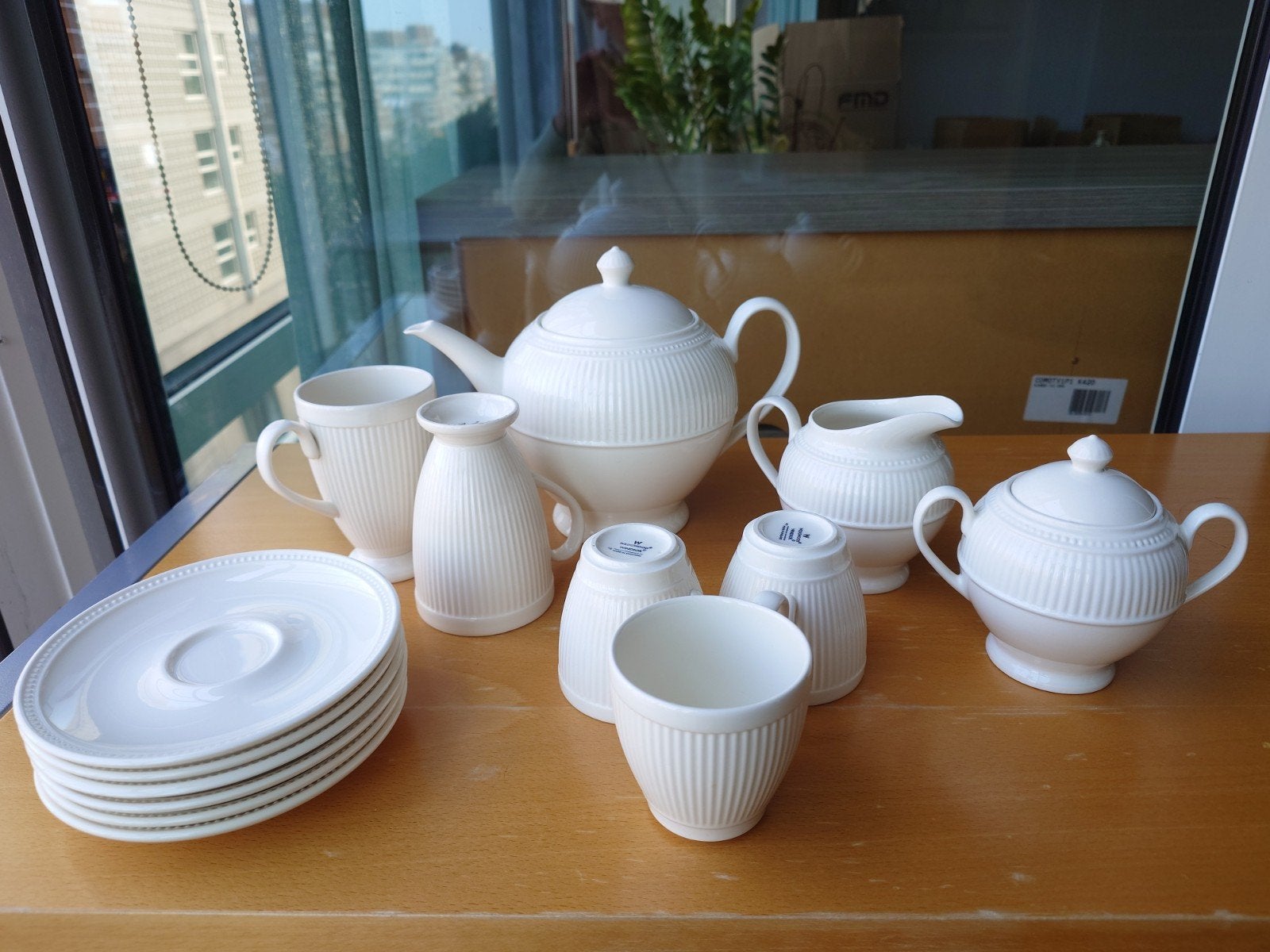 Wedgwood Windsor theeservies, Ophalen, Zo goed als nieuw, Wedgwood, Porselein