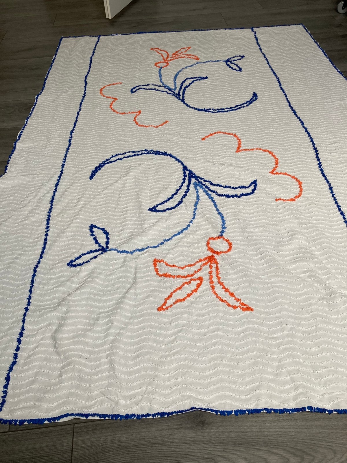 Bedsprei, Huis en Inrichting, Ophalen, Gebruikt, Eenpersoons, Wit