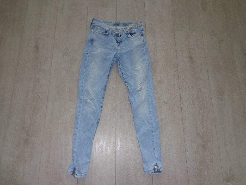 damesspijkerbroeken maat 36, Replay, Maison Scotch, Zara, Ophalen of Verzenden, Gedragen, Blauw, W27 (confectie 34) of kleiner