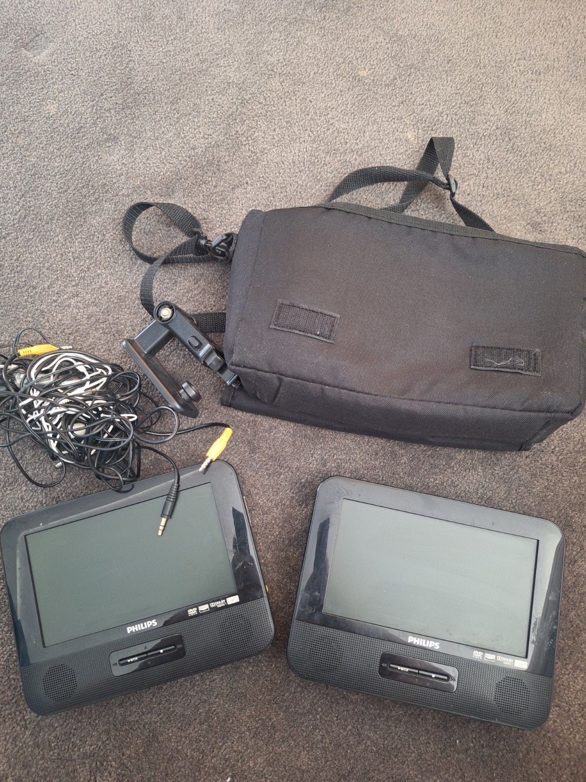 dvd spelers voor onderweg in de auto, Audio, Tv en Foto, Dvd-speler, Philips, Gebruikt, Met harddisk