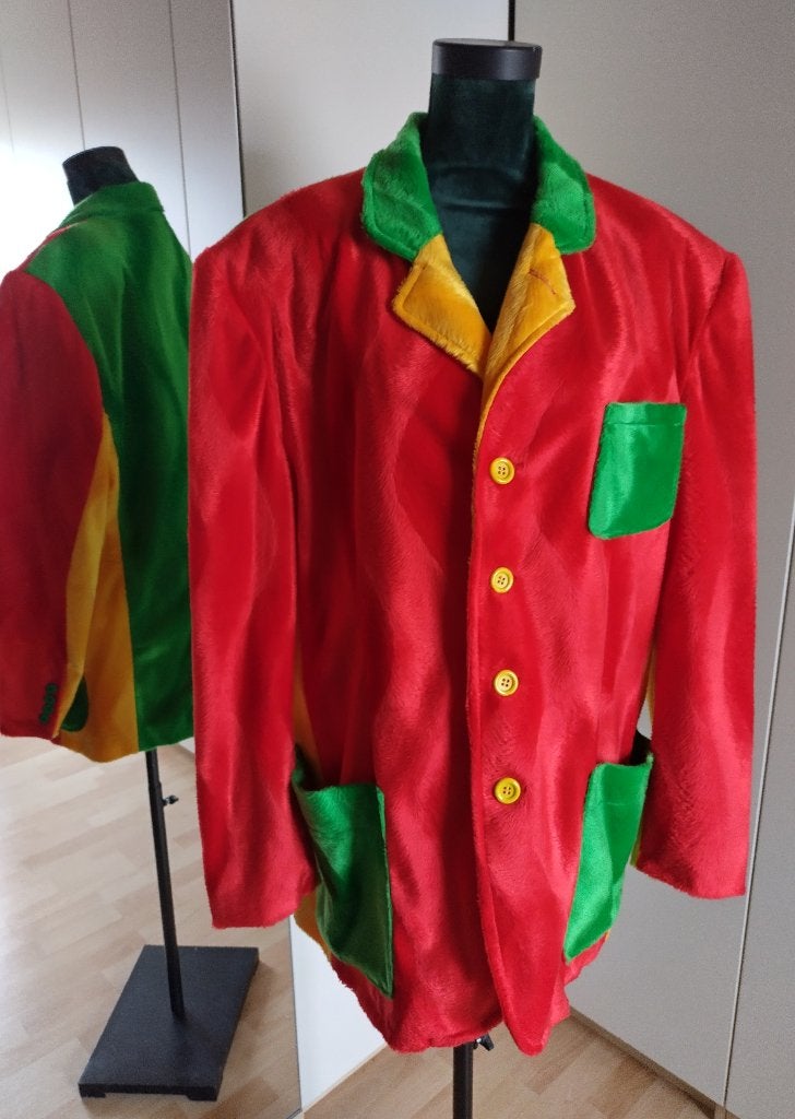 Te koop aangeboden: Carnaval Heren colbertjasje Nieuw, Carnaval, Maat 48/50 (M), Nieuw, Ophalen of Verzenden