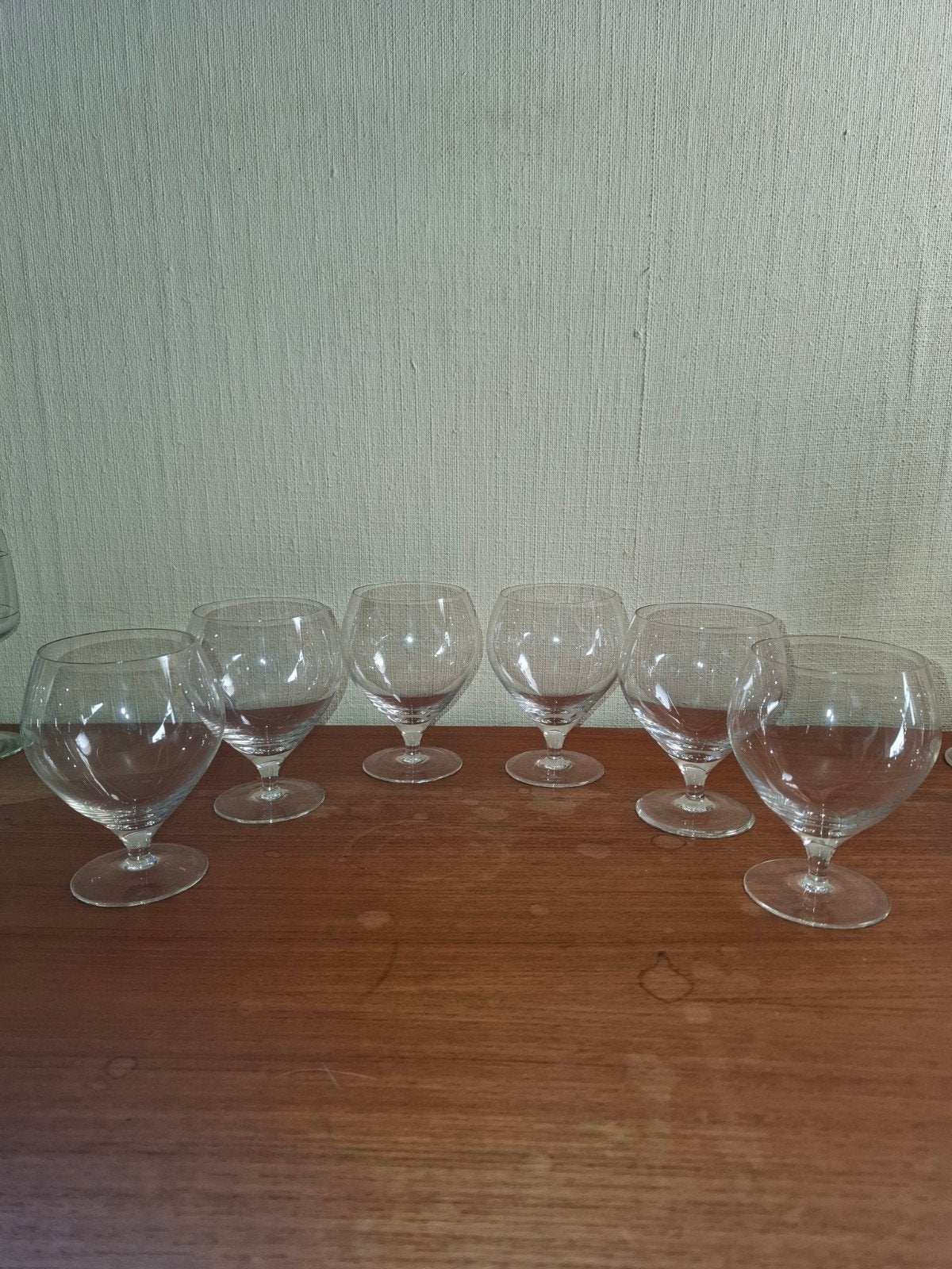 Set van 6 Cognacglazen / Brandyglazen, Ophalen of Verzenden