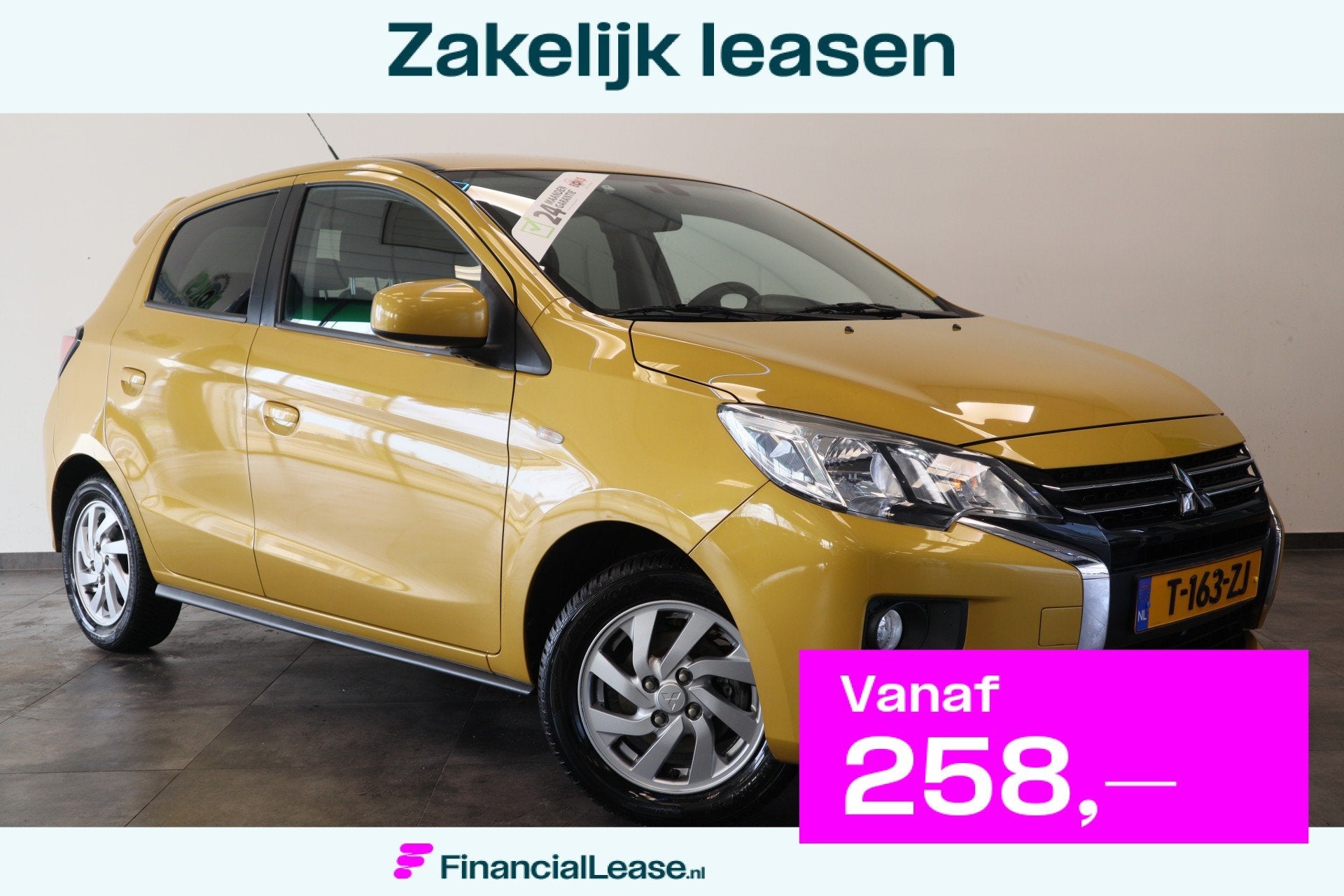 Mitsubishi Space Star 1.2 Dynamic Automaat Camera Apple Carp, Stof, Gebruikt, Verwarmde buitenspiegels, Bedrijf