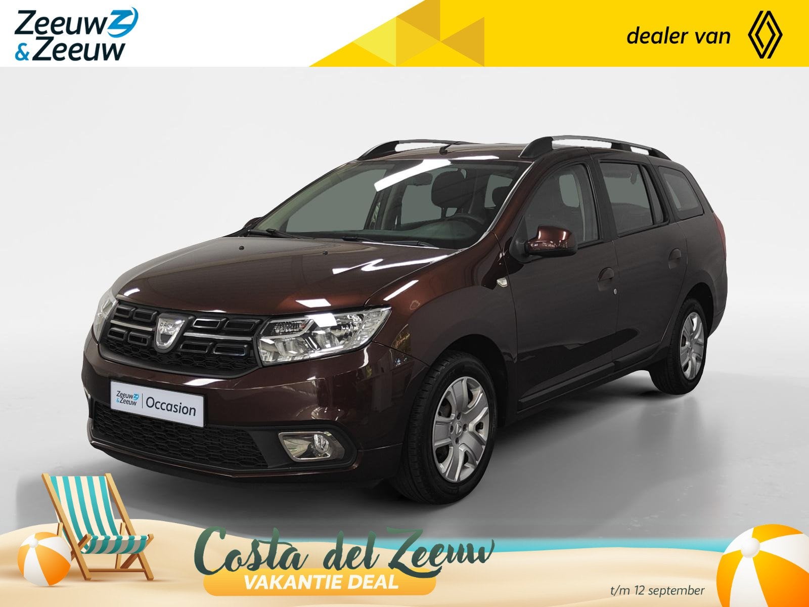 Dacia Logan MCV 0.9 TCe Laureate | Navigatie | Cruise Contro, Auto's, Stof, Euro 6, 1110 kg, Bedrijf