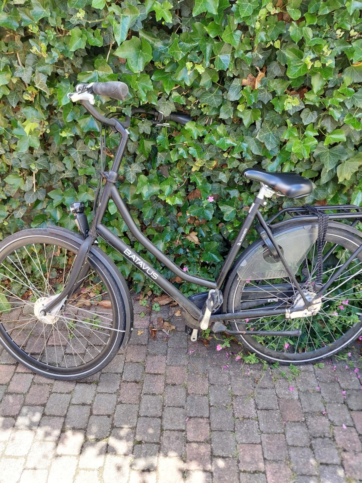 Batavus Winner Stadsfiets - Mat Zwart, Maat 58, Fietsen en Brommers, Fietsen | Dames | Damesfietsen, 56 cm of meer, Ophalen, Gebruikt
