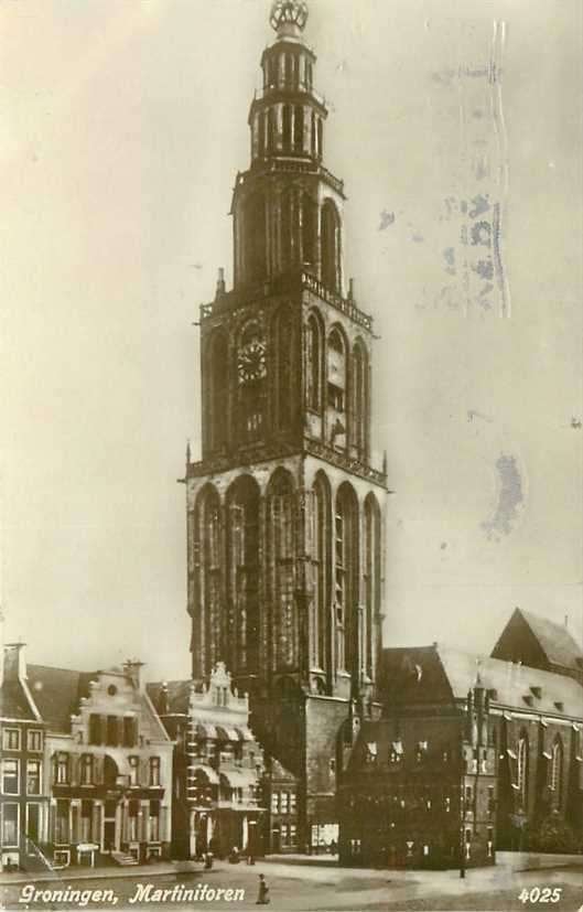 300-314-011 Groningen Martinitoren, Verzenden, Voor 1920, Groningen