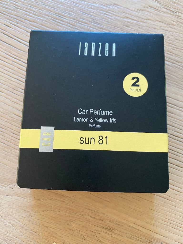 Janzen autoparfum sun 81 nieuw!, Auto diversen, Ophalen, Nieuw