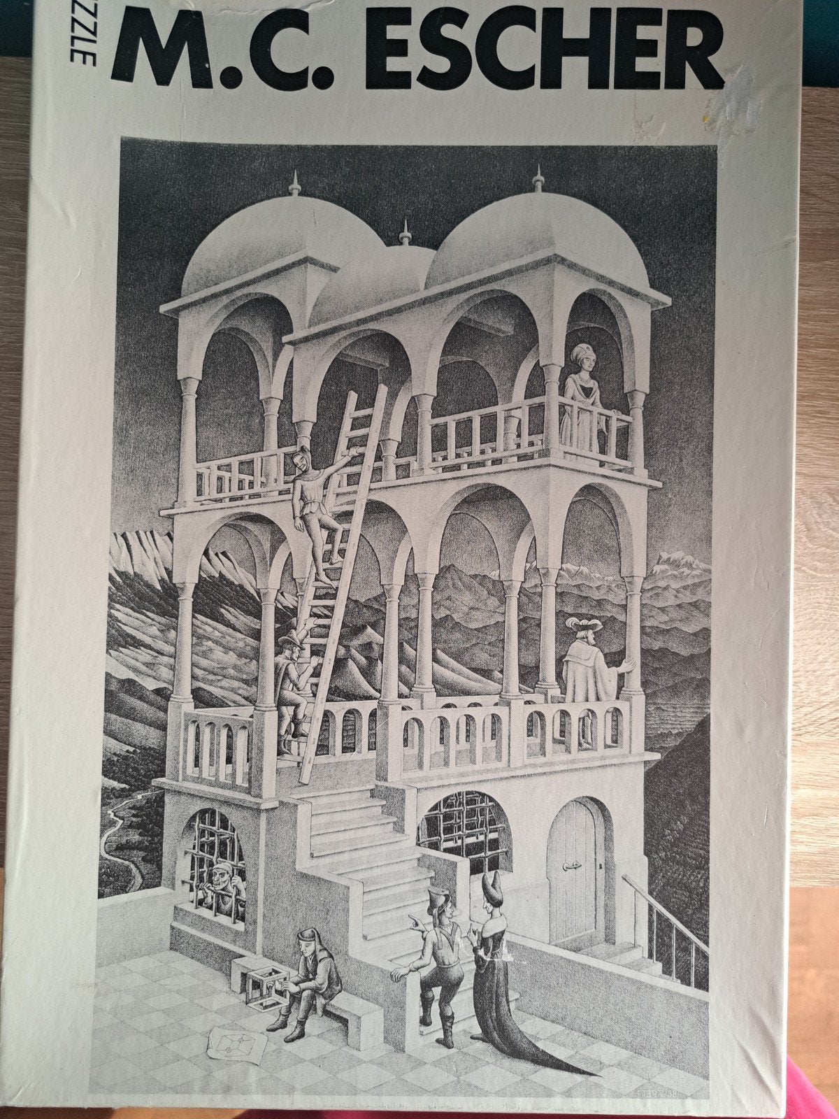 M.C.Escher legpuzzel 1000 stukjes, Ophalen, 500 t/m 1500 stukjes, Zo goed als nieuw
